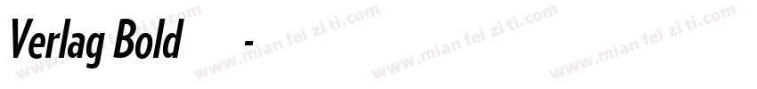 Verlag Bold 普通字体转换